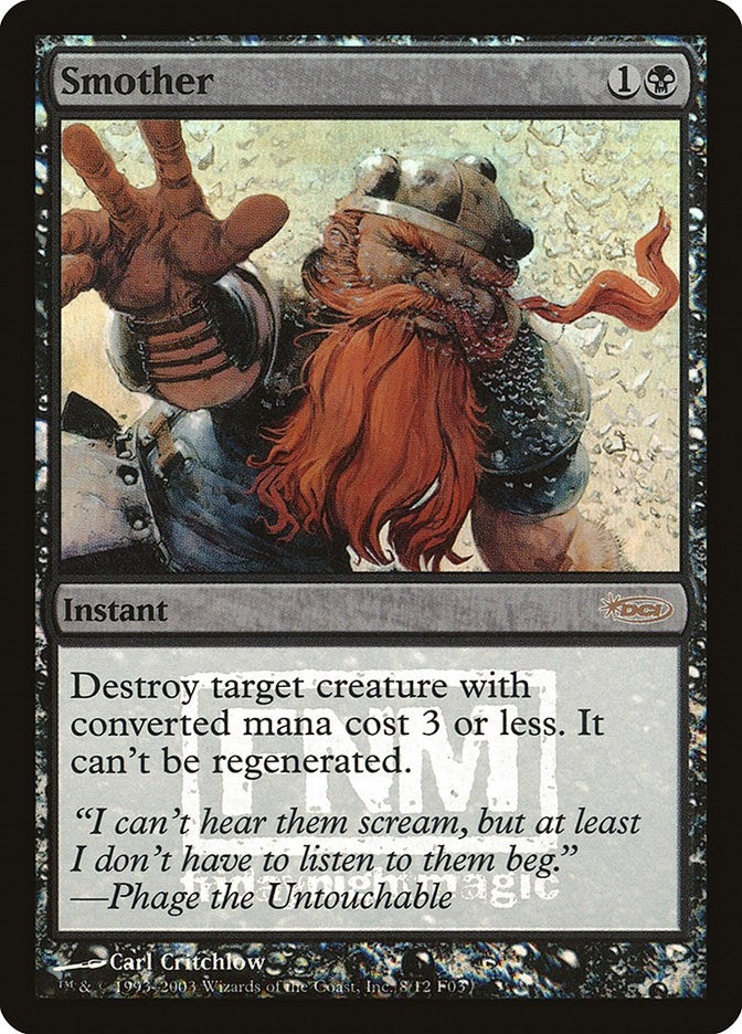 Image for Smother (8) (FNM) - Magic: The Gathering