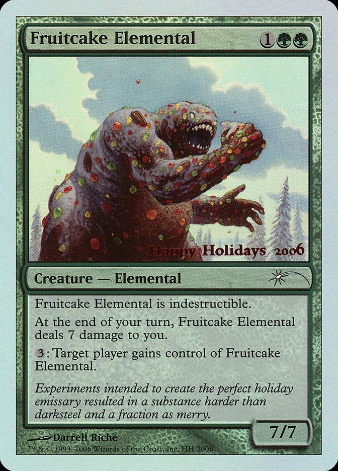 Image for Fruitcake Elemental (2006) (SPECIAL) - Magic: The Gathering