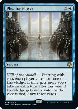 Image for Plea for Power (33) (GN3) - Magic: The Gathering