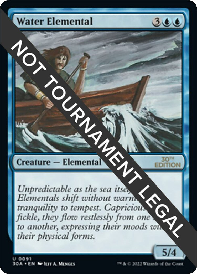 Image for Water Elemental (91) (30A) - Magic: The Gathering