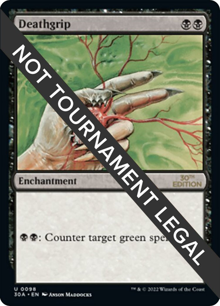 Image for Deathgrip (98) (30A) - Magic: The Gathering