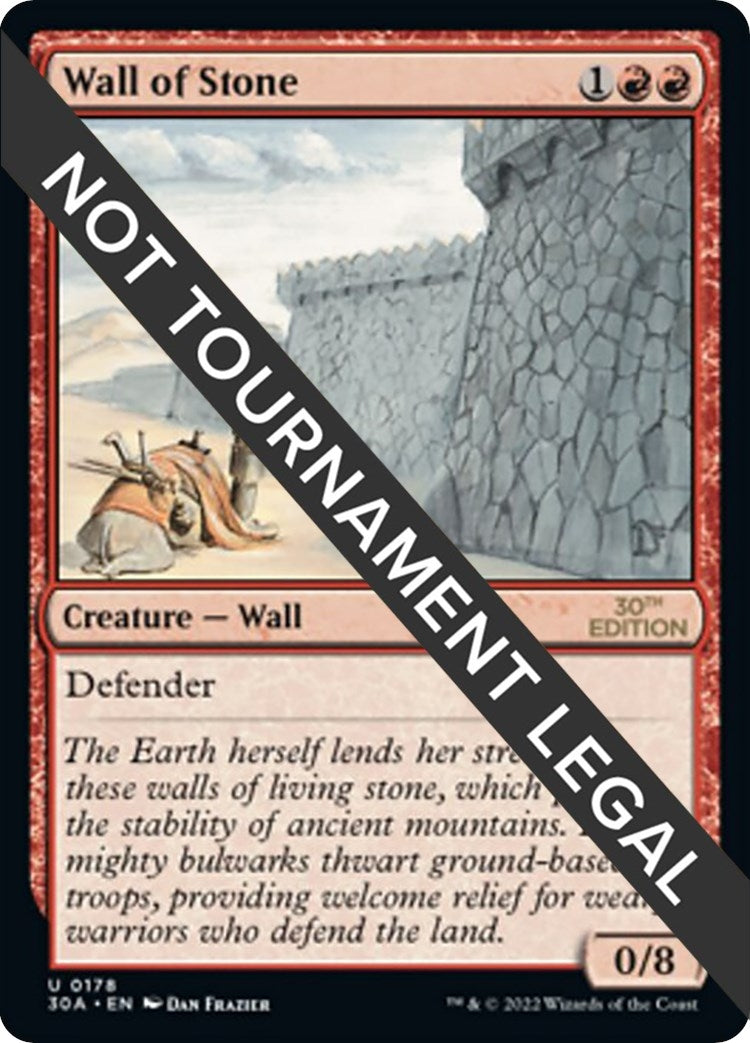 Image for Wall of Stone (178) (30A) - Magic: The Gathering