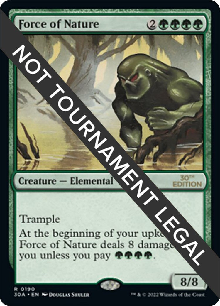 Image for Force of Nature (190) (30A) - Magic: The Gathering