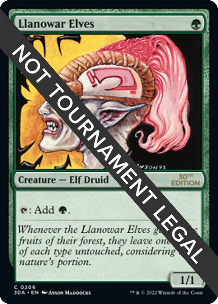 Image for Llanowar Elves (206) (30A) - Magic: The Gathering
