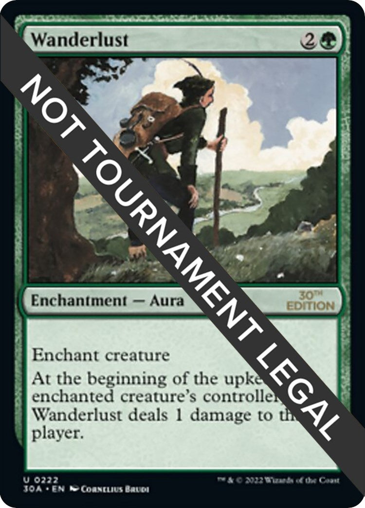 Image for Wanderlust (222) (30A) - Magic: The Gathering