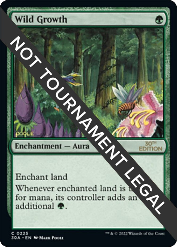 Image for Wild Growth (225) (30A) - Magic: The Gathering