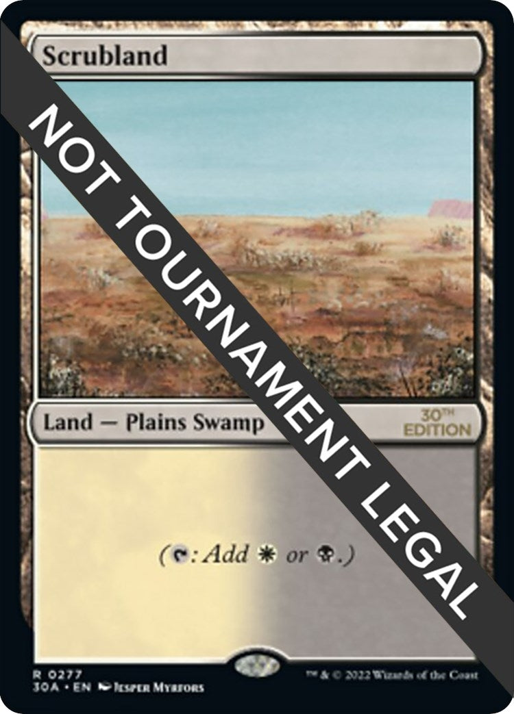 Image for Scrubland (277) (30A) - Magic: The Gathering