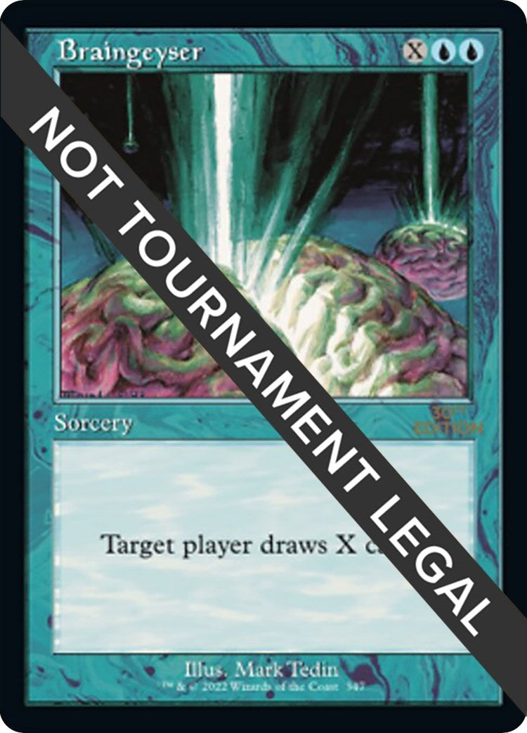 Image for Braingeyser (Retro Frame) (347) (30A) - Magic: The Gathering