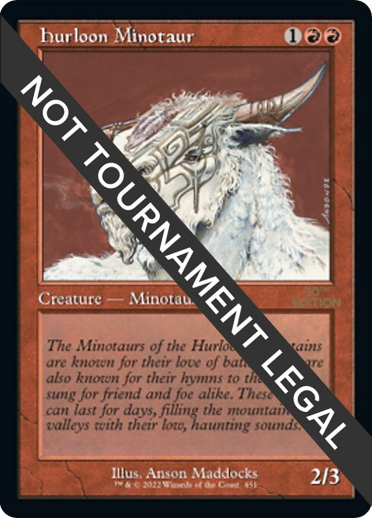 Image for Hurloon Minotaur (Retro Frame) (451) (30A) - Magic: The Gathering
