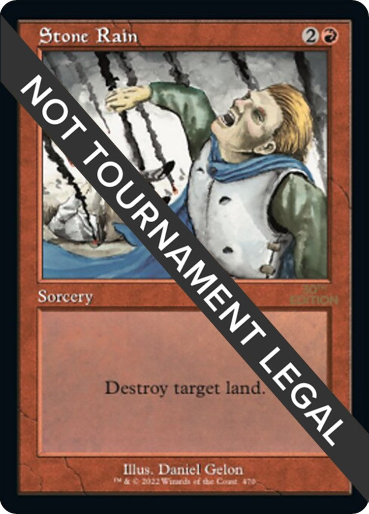 Image for Stone Rain (Retro Frame) (470) (30A) - Magic: The Gathering