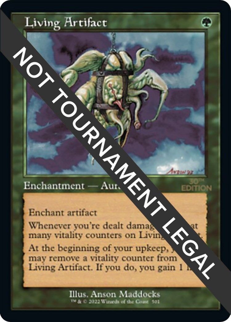 Image for Living Artifact (Retro Frame) (501) (30A) - Magic: The Gathering