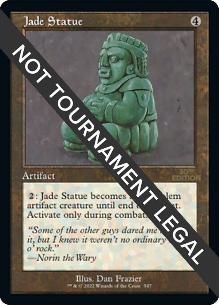 Image for Jade Statue (Retro Frame) (547) (30A) - Magic: The Gathering
