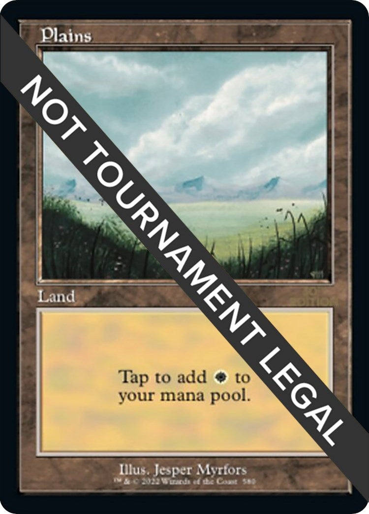 Image for Plains (580) (Retro Frame) (580) (30A) - Magic: The Gathering