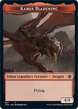Image for Karox Bladewing Double-Sided Token (17) (SCD) - Magic: The Gathering