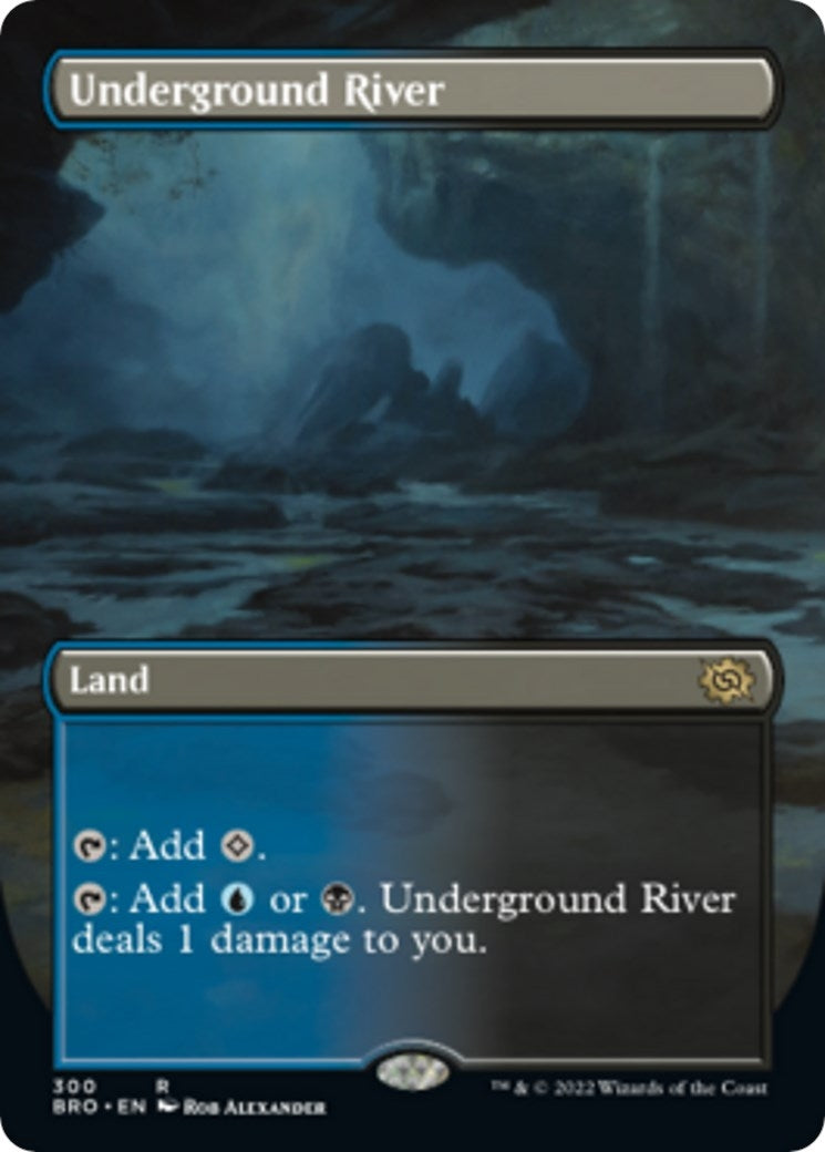 Image for Underground River (Borderless) (300) (BRO) - Magic: The Gathering