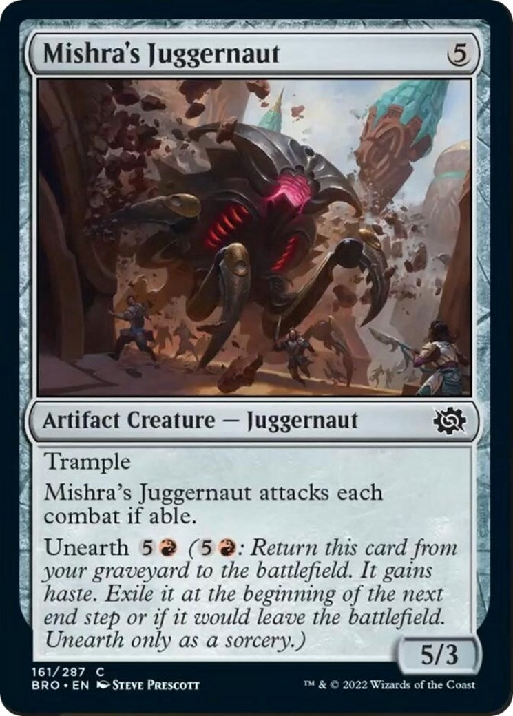 Mishra's Juggernaut (161) (BRO) Japanese
