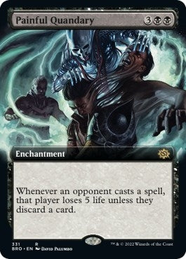 Image for Painful Quandary (Extended Art) (331) (BRO) - Magic: The Gathering