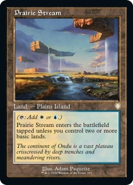 Image for Prairie Stream (Retro Frame) (193) (BRC) - Magic: The Gathering