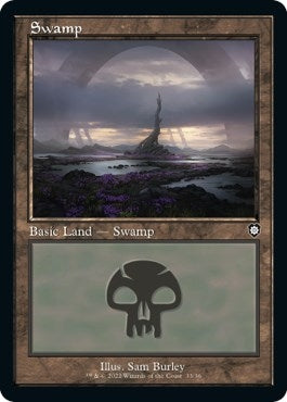 Image for Swamp (33) (Retro Frame) (33) (BRC) - Magic: The Gathering