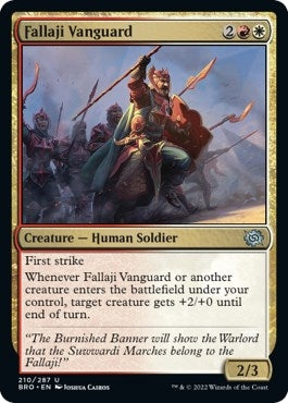 Image for Fallaji Vanguard (210) (BRO) - Magic: The Gathering