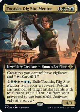 Image for Tocasia, Dig Site Mentor (Extended Art) (360) (BRO) - Magic: The Gathering