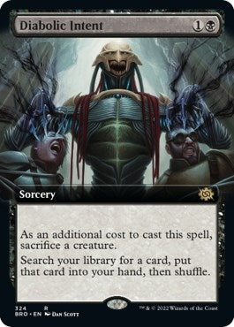 Image for Diabolic Intent (Extended Art) (324) (BRO) - Magic: The Gathering