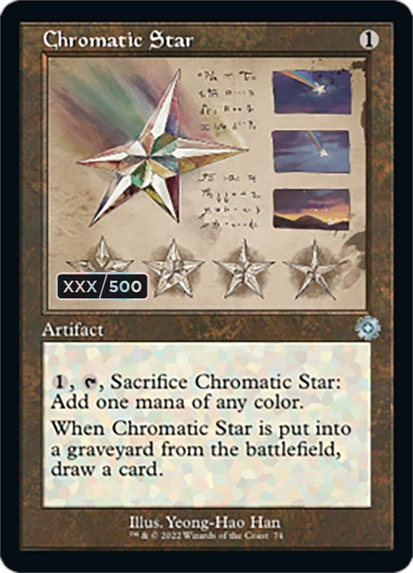 Image for Chromatic Star (Schematic) (Serial Numbered) (74) (BRR) - Magic: The Gathering