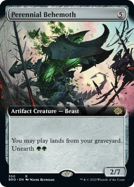 Image for Perennial Behemoth (Extended Art) (350) (BRO) - Magic: The Gathering