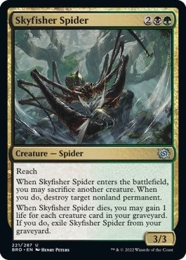 Skyfisher Spider (221) (BRO) Japanese