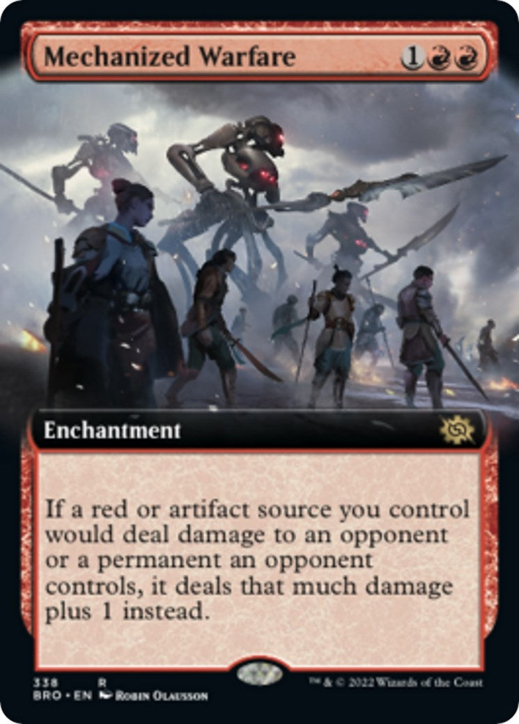 Image for Mechanized Warfare (Extended Art) (338) (BRO) - Magic: The Gathering