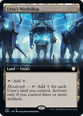 Image for Urza's Workshop (Extended Art) (51) (BRC) - Magic: The Gathering
