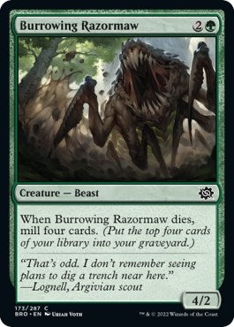 Burrowing Razormaw (173) (BRO) Japanese