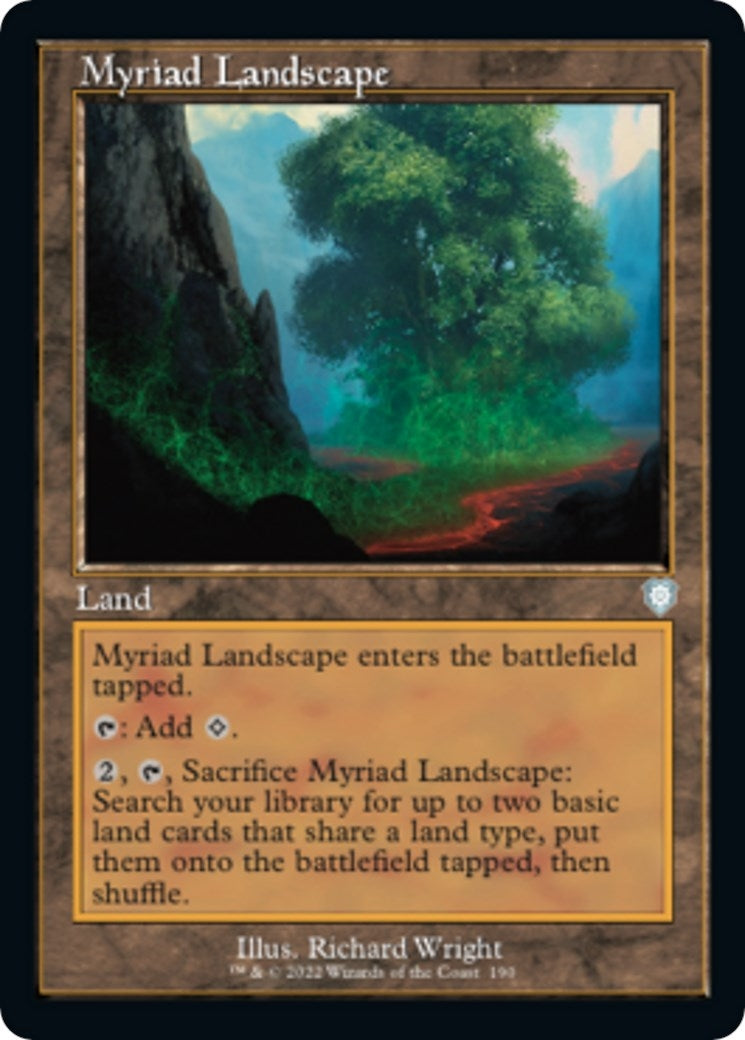 Image for Myriad Landscape (Retro Frame) (190) (BRC) - Magic: The Gathering