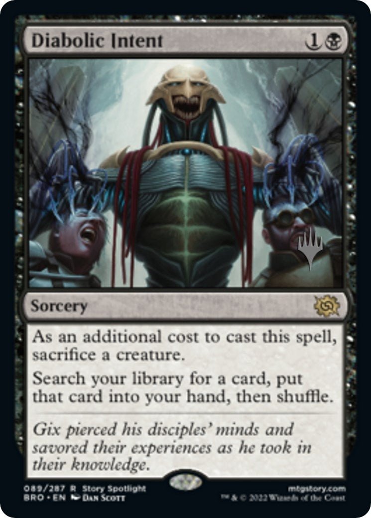 Image for Diabolic Intent (89) (PPBRO) - Magic: The Gathering