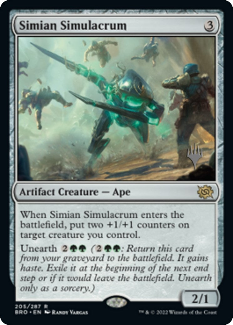 Image for Simian Simulacrum (205) (PPBRO) - Magic: The Gathering