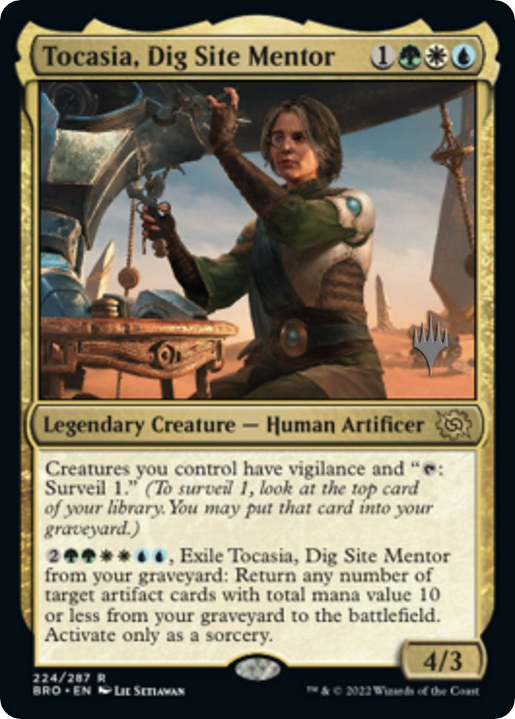 Image for Tocasia, Dig Site Mentor (224) (PPBRO) - Magic: The Gathering