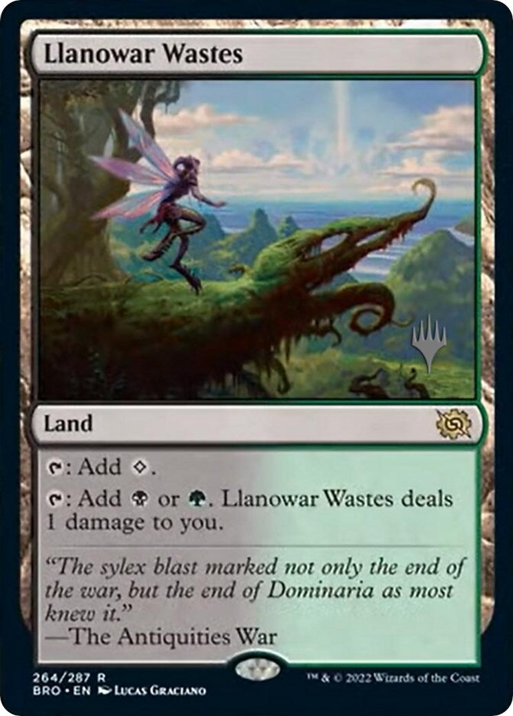 Image for Llanowar Wastes (264) (PPBRO) - Magic: The Gathering