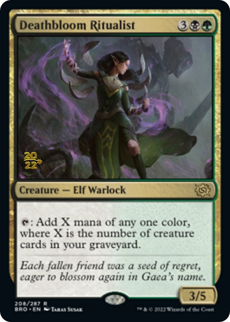 Image for Deathbloom Ritualist (208) (PRE) - Magic: The Gathering