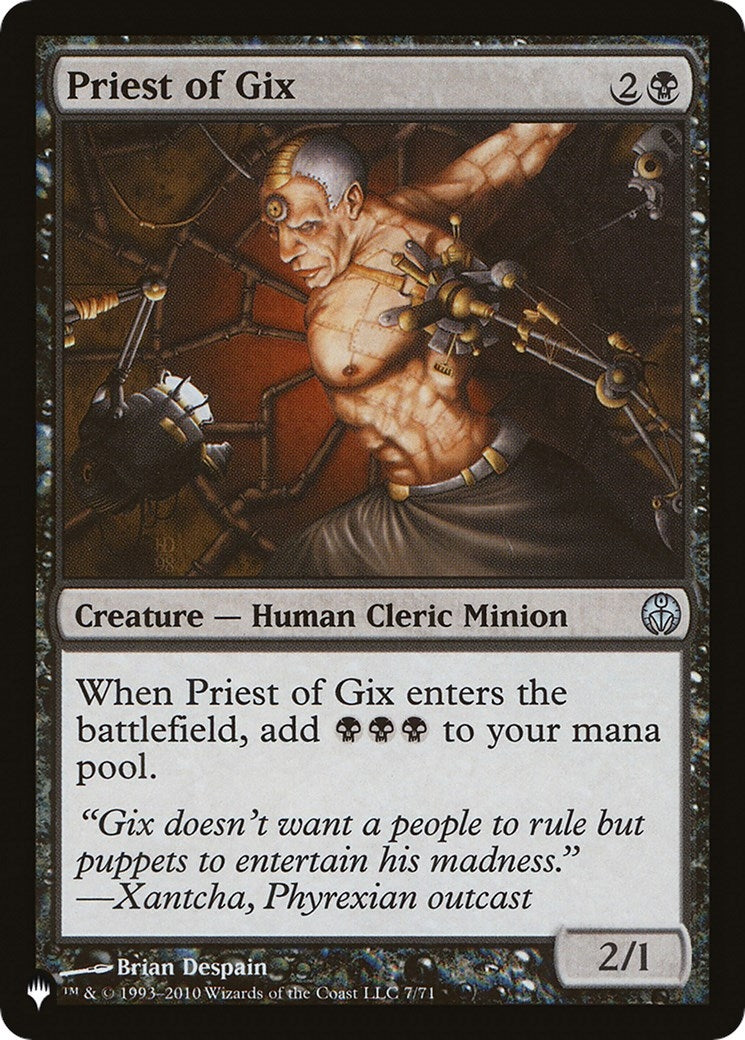 Priest of Gix (Jul-71) (LIST)