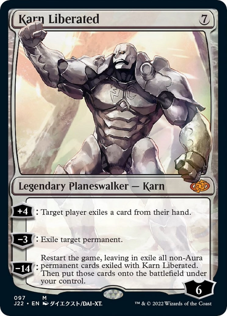 Image for Karn Liberated (97) (J22) - Magic: The Gathering
