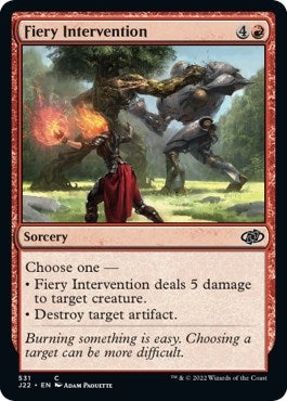 Image for Fiery Intervention (531) (J22) - Magic: The Gathering