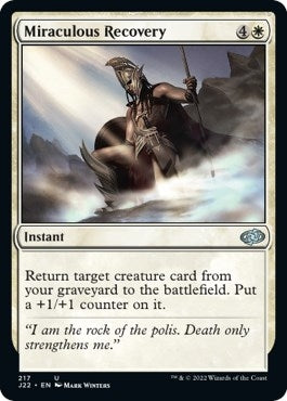 Image for Miraculous Recovery (217) (J22) - Magic: The Gathering