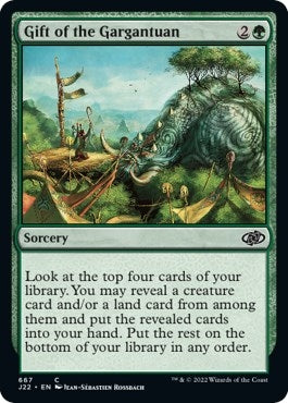 Image for Gift of the Gargantuan (667) (J22) - Magic: The Gathering