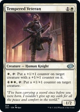 Image for Tempered Veteran (254) (J22) - Magic: The Gathering