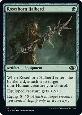 Image for Rosethorn Halberd (722) (J22) - Magic: The Gathering
