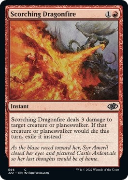 Image for Scorching Dragonfire (596) (J22) - Magic: The Gathering