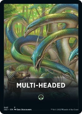 Image for Multi-Headed Theme Card (43) (J22) - Magic: The Gathering