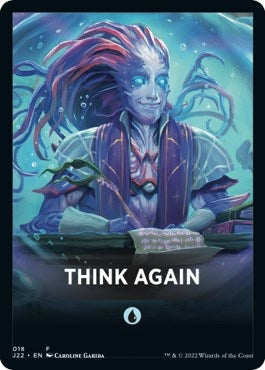 Image for Think Again Theme Card (18) (J22) - Magic: The Gathering