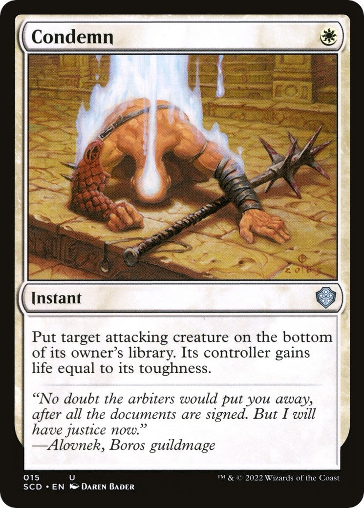 Image for Condemn (15) (SCD) - Magic: The Gathering