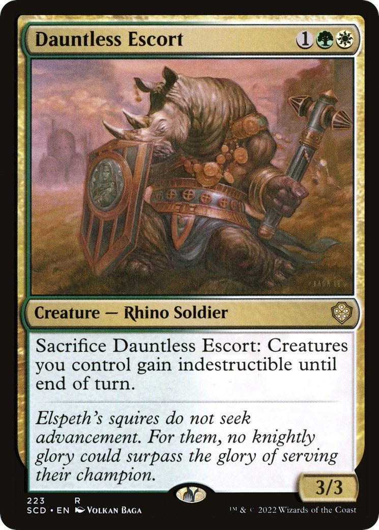 Image for Dauntless Escort (223) (SCD) - Magic: The Gathering